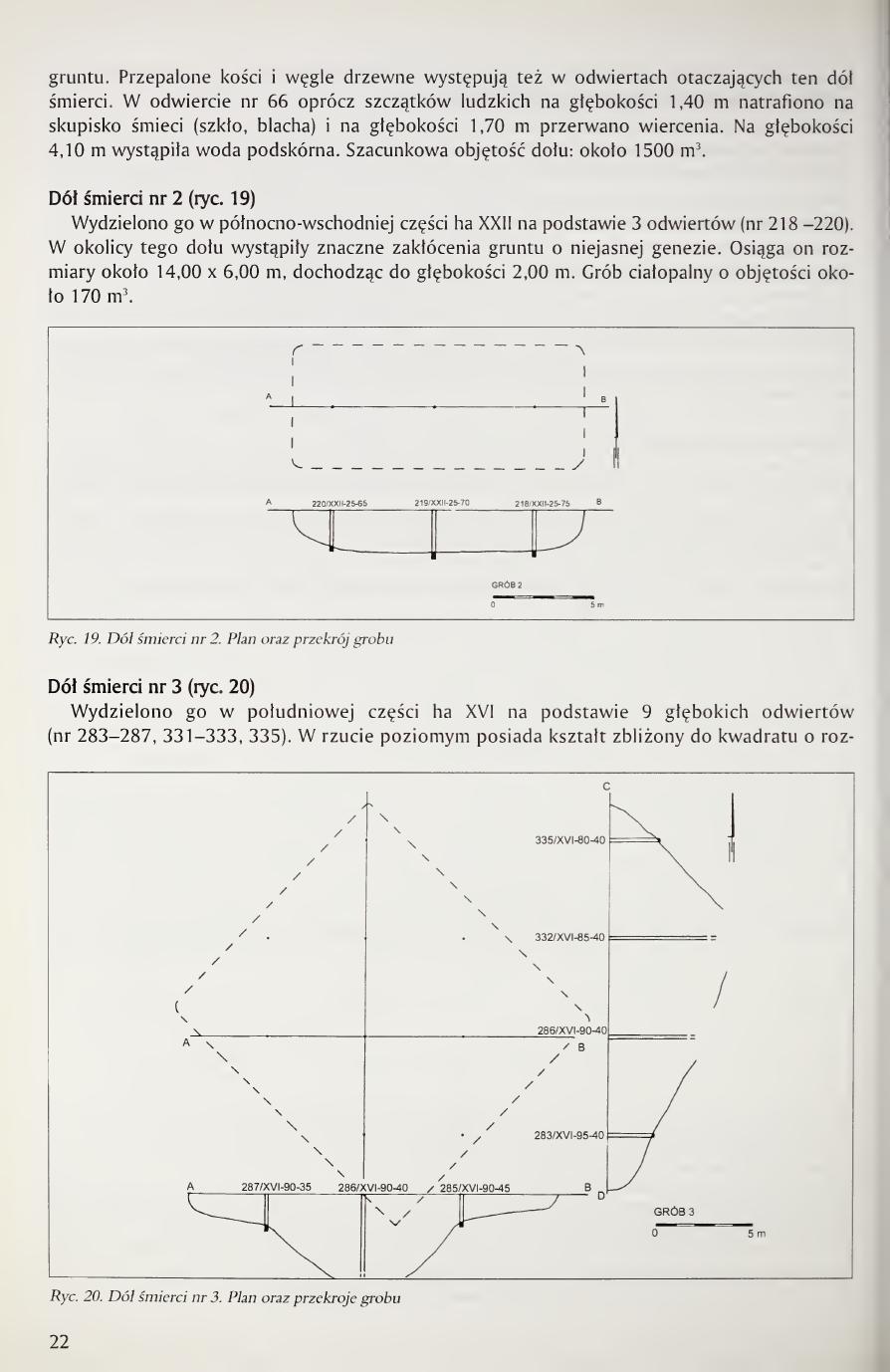 Kola 2000 page 22, Figs. 19 and 20, plans of Pits 2 and 3
