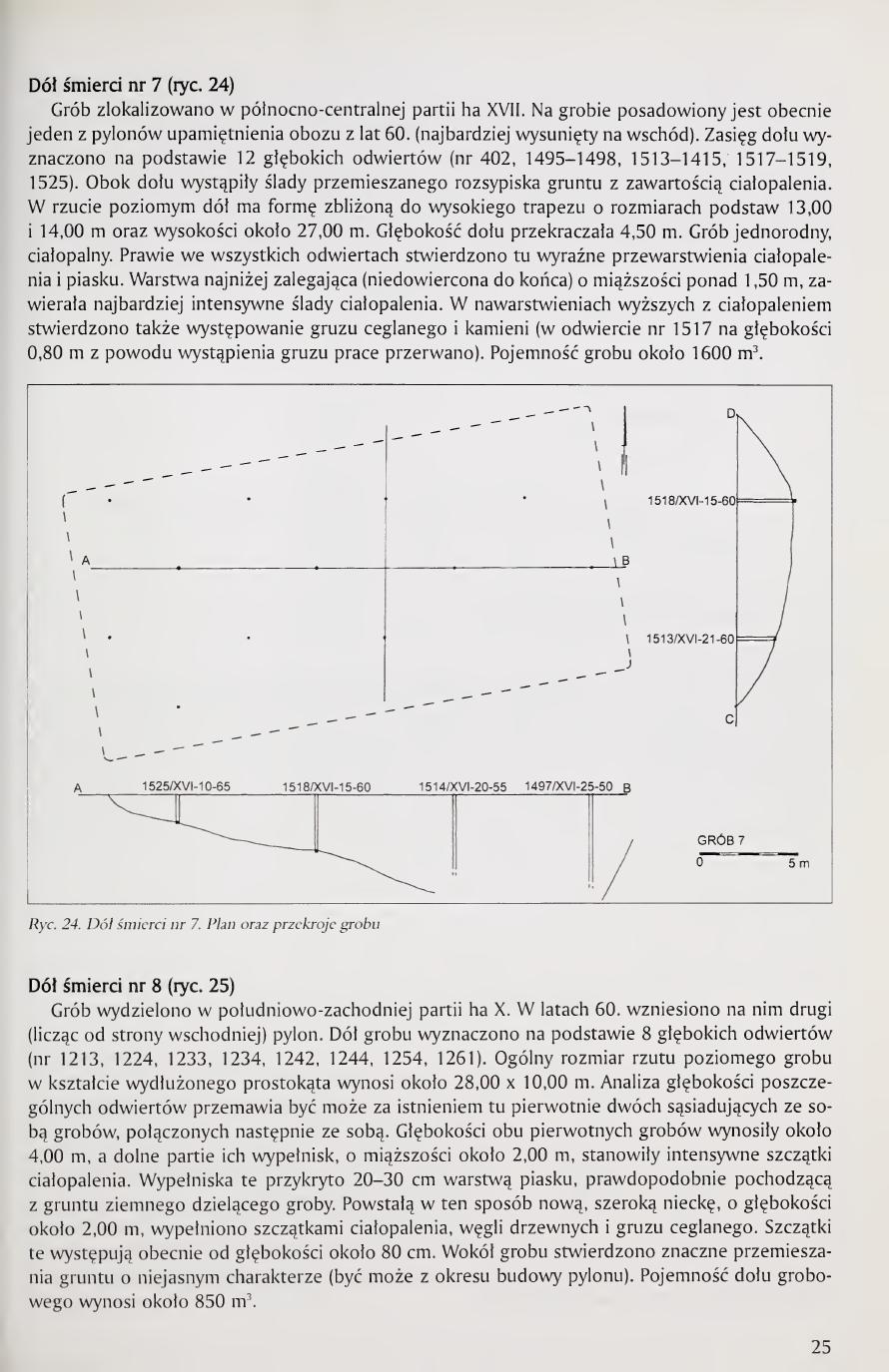 Kola 2000 page 25, Figs. 24 and 25, plans of Pits 7 and 8