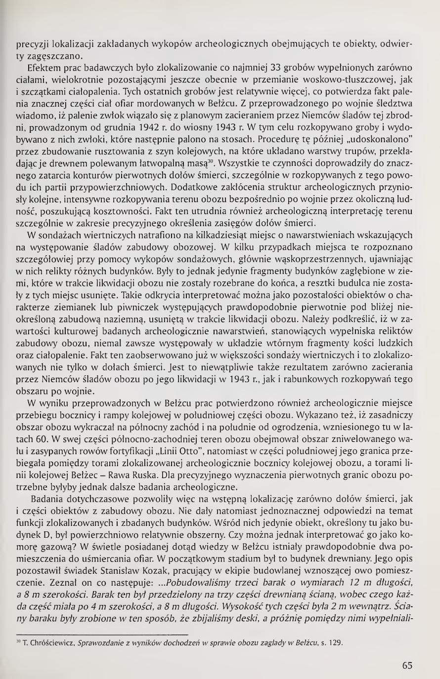 Kola 2000 page 65, Summary continued, Kozak deposition begins