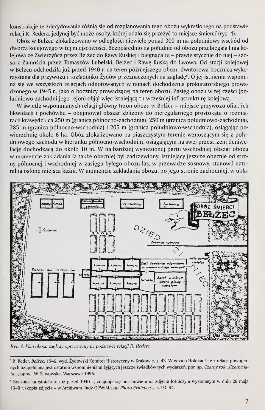 Kola 2000 page 7, Fig. 4, Reder's plan of the camp